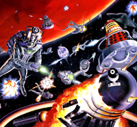 Dalek / Cybermen Battle