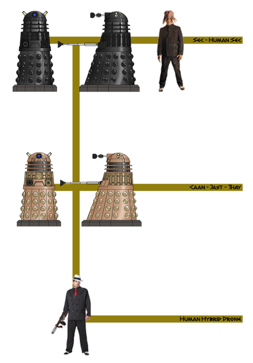 The "Human" Dalek Hierarchy